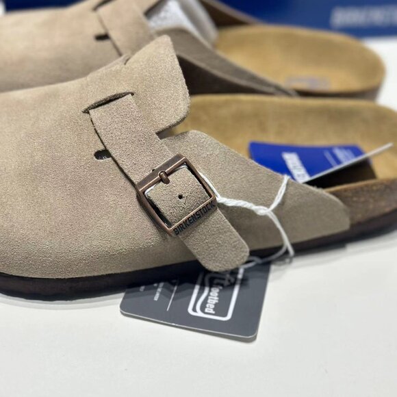 Birkenstock Boston Suede Taupe - Picture 7 of 8
